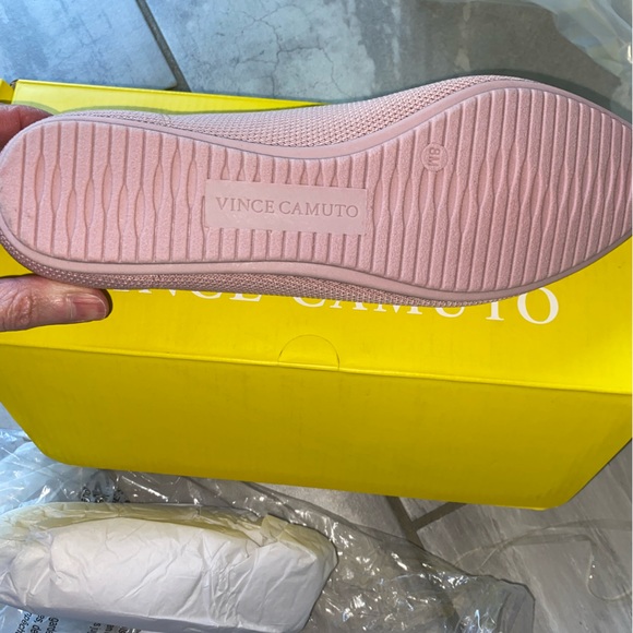 Vince Camuto Flanna Mauve Washable Knit Ballet Flats Size 8 - Picture 8 of 11